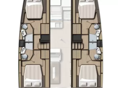 Alquiler Catamarán en Turgutreis - Bali Bali 4.4