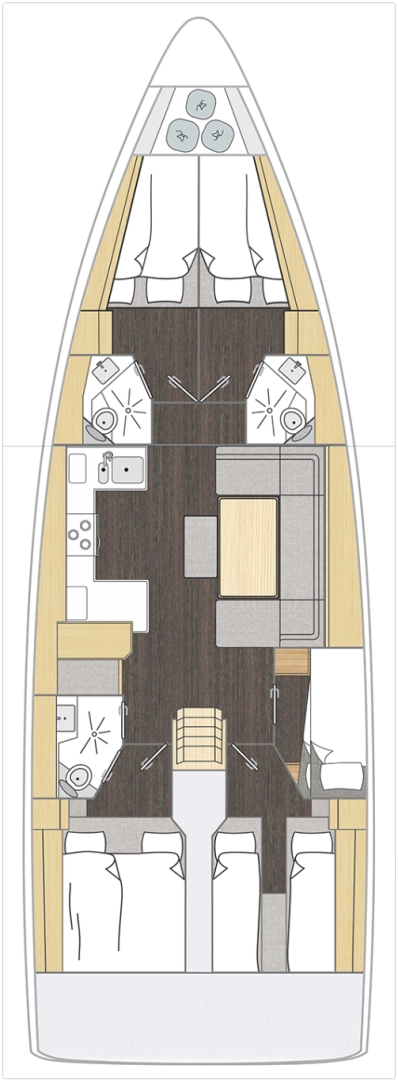 Alquiler de embarcaciones Bavaria Bavaria C46 enŠibenik en Samboat