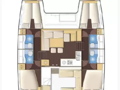 Lagoon Lagoon 400 S2 de alquiler a Fethiye