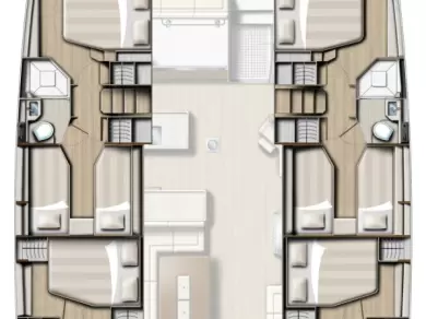 Alquiler Catamarán en Pirovac - Bali Bali 5.4