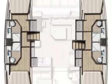 Alquiler de Catamarán, con o sin patrón Bali Raiatea Island