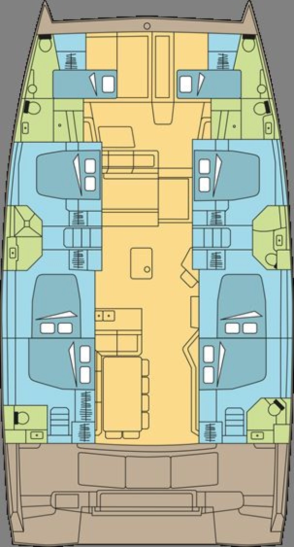 Alquiler Catamarán en Raiatea Island - Bali Bali 5.4