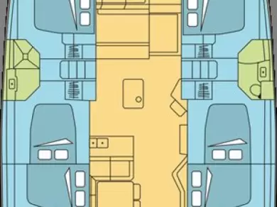 Alquiler Catamarán en Raiatea Island - Bali Bali 5.4