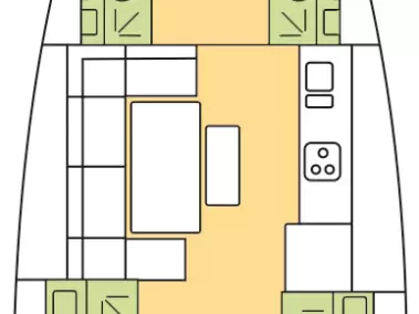 Alquiler de Velero, con o sin patrón Dufour Seget Donji