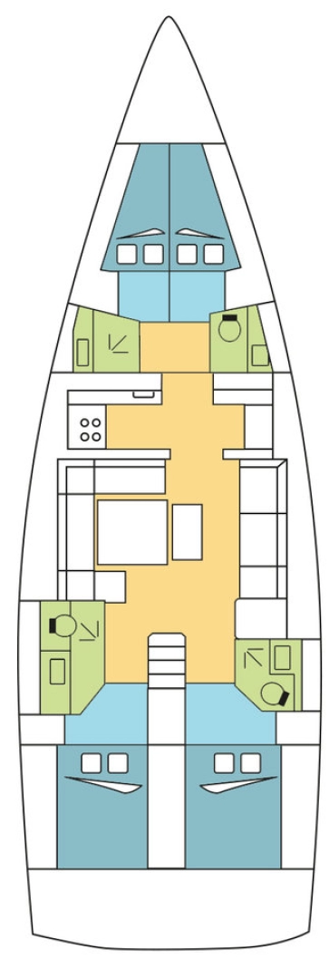 Alquiler de Velero, con o sin patrón Dufour Furnari
