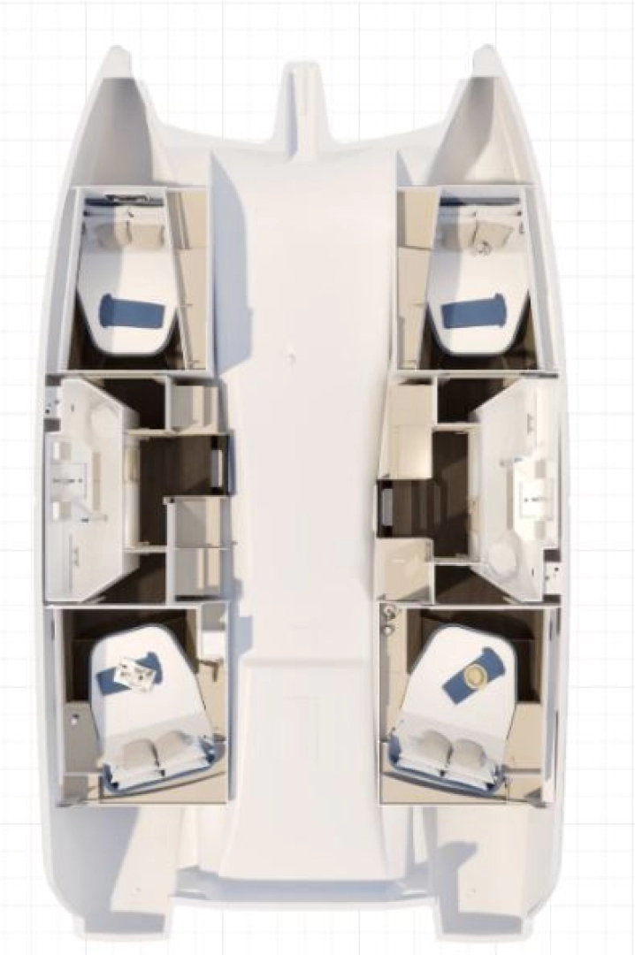 Alquiler Catamarán en Saint-Mandrier-sur-Mer - Fountaine Pajot Fountaine Pajot FP 41 Quatuor 2