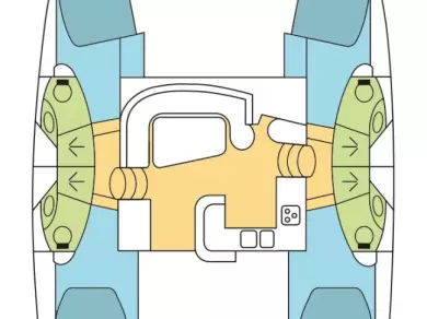 Alquiler de embarcaciones Leopard Catamarans / Robertson & Caine Leopard 46 - 4 cab. enAirlie Beach en Samboat
