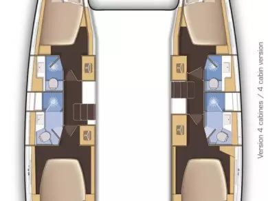 Alquiler de Catamarán, con o sin patrón Lagoon Primošten