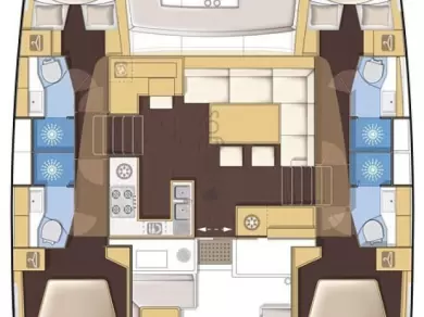 Alquiler Catamarán Lagoon con o sin  título de navegación