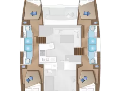 Alquiler Catamarán en Lefkáda - Lagoon Lagoon 450 F