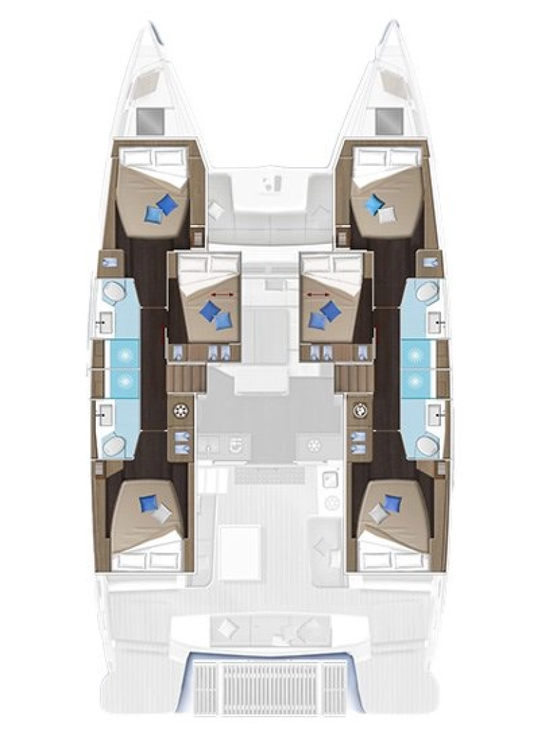 Alquiler de Catamarán, con o sin patrón Lagoon Álimos