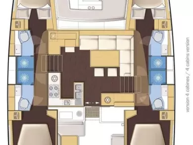 Alquiler Catamarán Lagoon con o sin  título de navegación