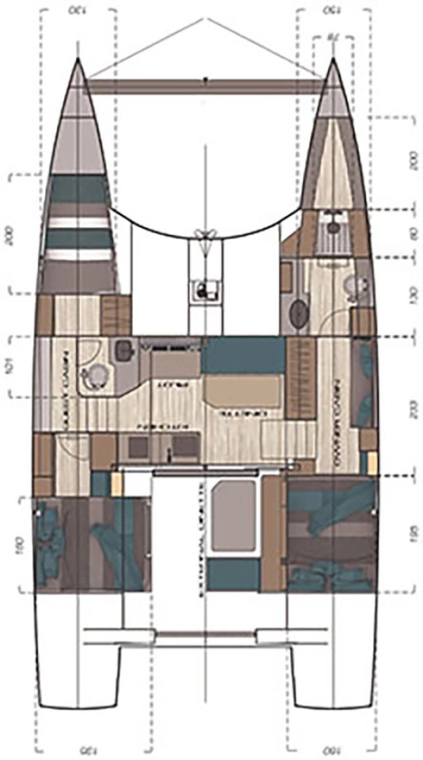 C-CATAMARANS C Cat 37 de alquiler a Portisco