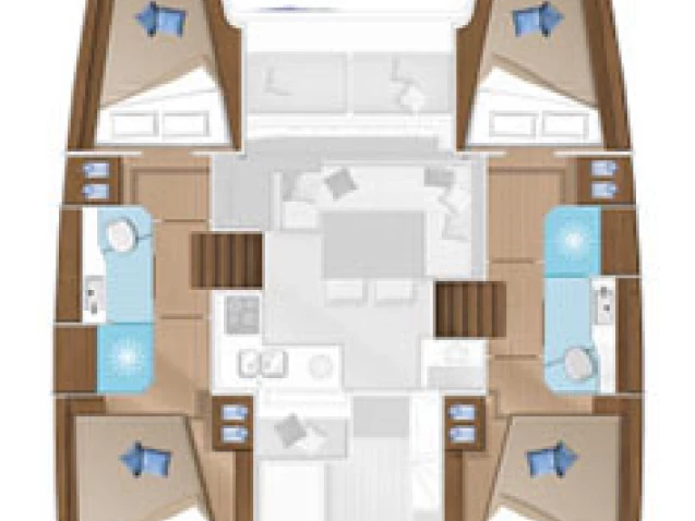 Alquiler de embarcaciones Lagoon Lagoon 40 enBormes-les-Mimosas en Samboat