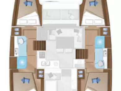 Alquiler de embarcaciones Lagoon Lagoon 40 enBormes-les-Mimosas en Samboat