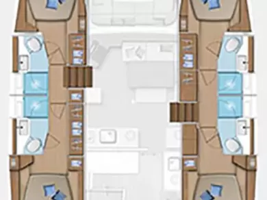 Alquiler Catamarán Lagoon con o sin  título de navegación