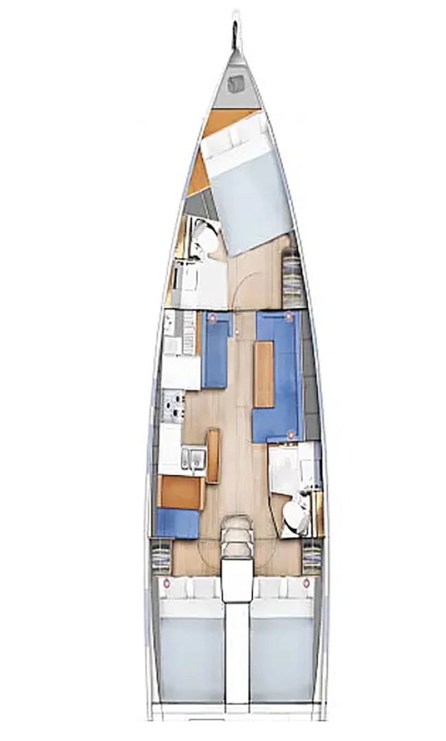 Alquiler de Jeanneau Sun Odyssey 410 en Zadar