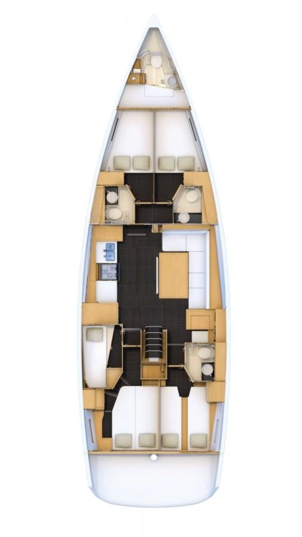 Alquiler de embarcaciones Jeanneau Jeanneau 54 enRhodes (Ciudad) en Samboat