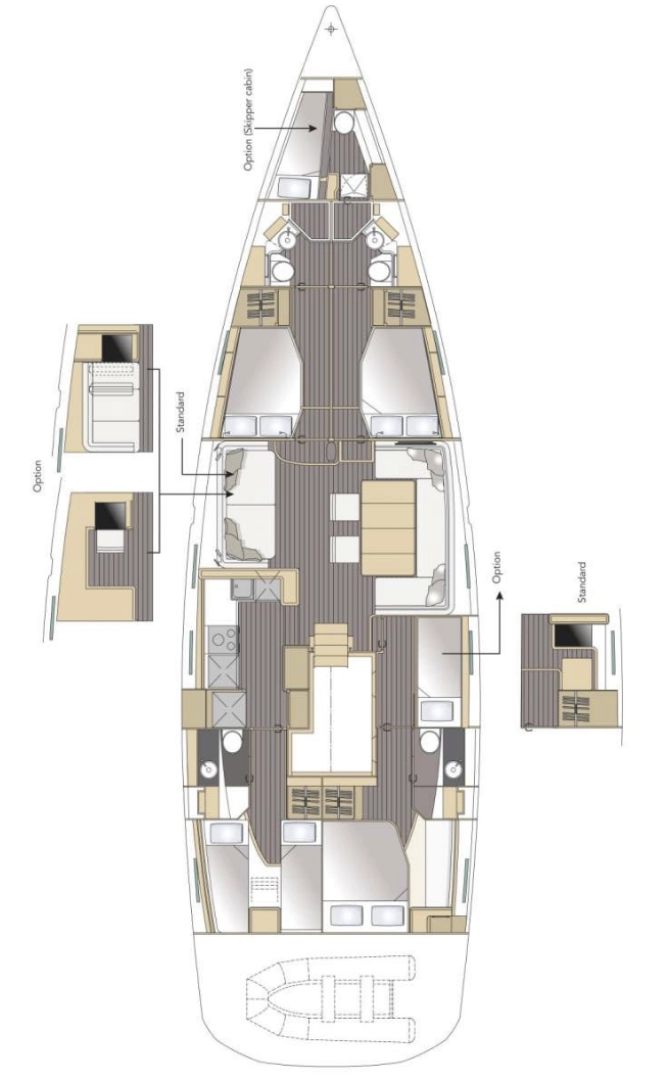 Alquiler Velero Jeanneau con o sin  título de navegación