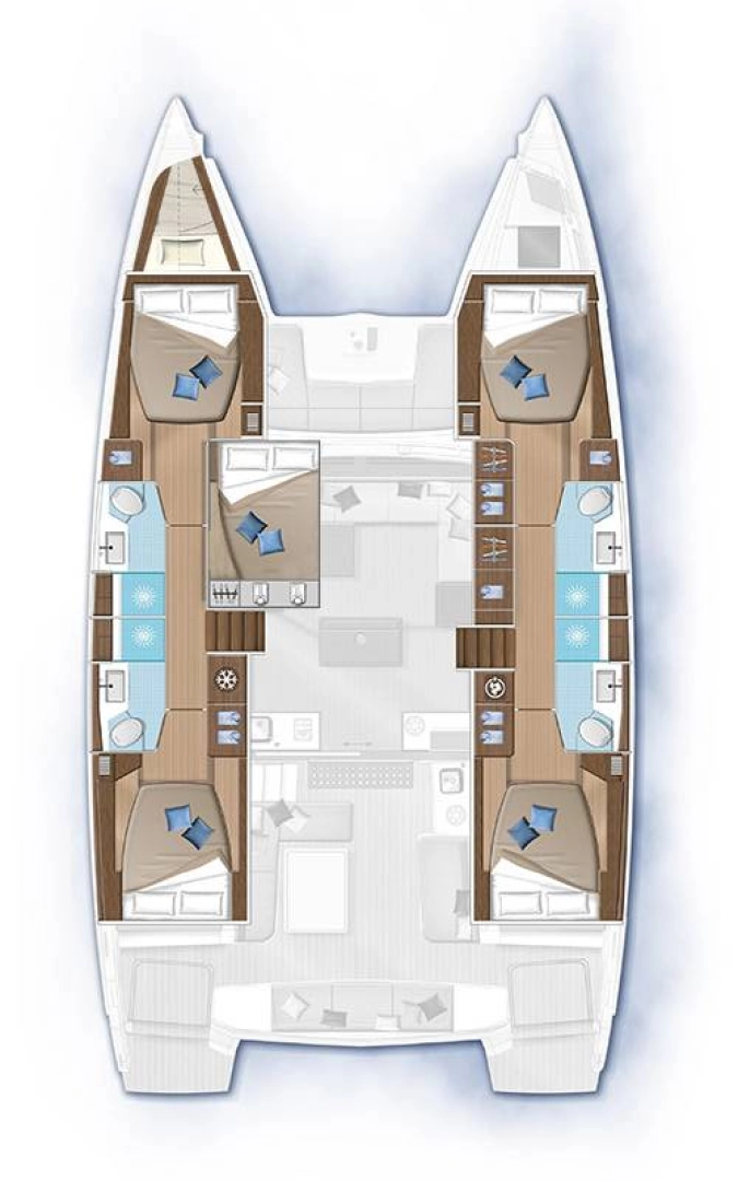 Alquiler de Lagoon Lagoon 50 en Lefkáda