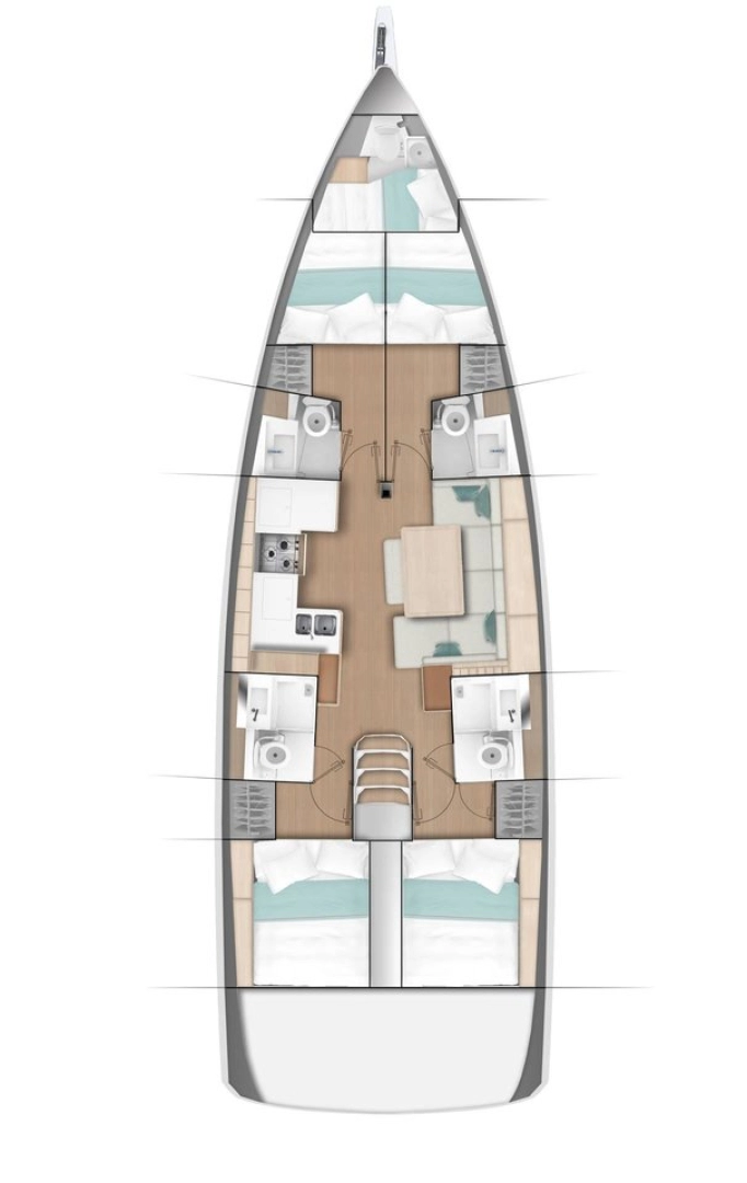Alquiler de Jeanneau Sun Odyssey 490 en Préveza