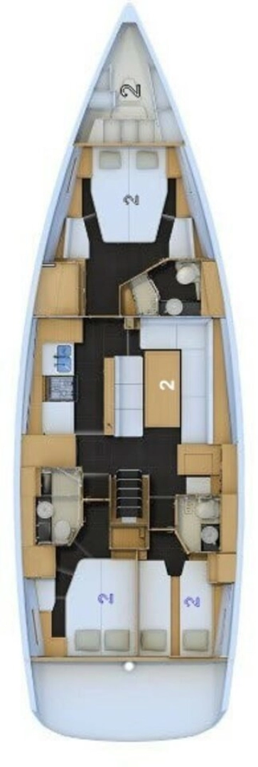 Alquiler de embarcaciones Jeanneau Jeanneau 54 enRoad Town en Samboat