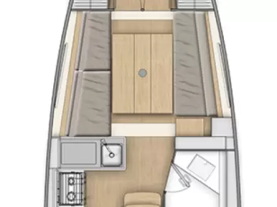 Alquiler Velero Bénéteau con o sin  título de navegación