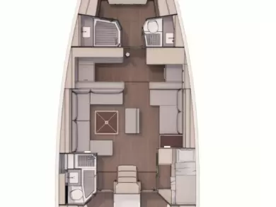 Alquiler Velero Dufour con o sin  título de navegación