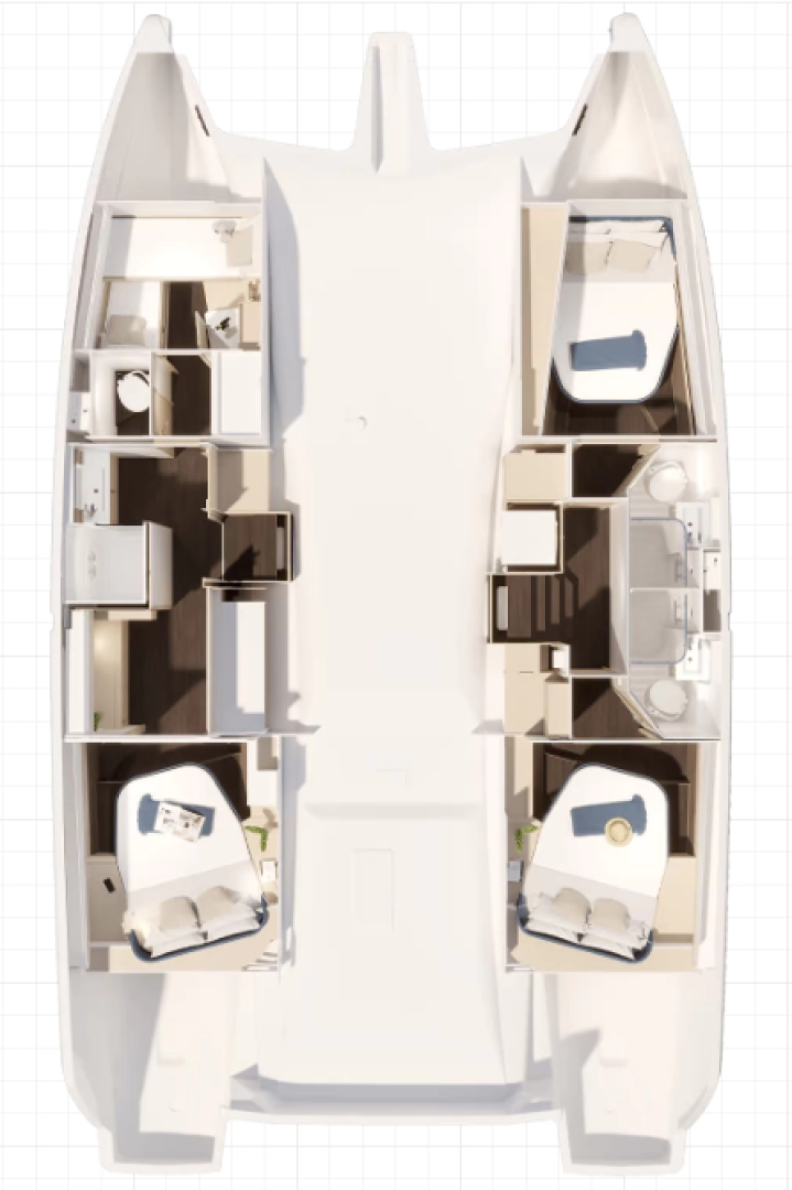 Alquiler Catamarán en Frenchtown - Fountaine Pajot Fountaine Pajot FP 44 Maestro - 3 cab.