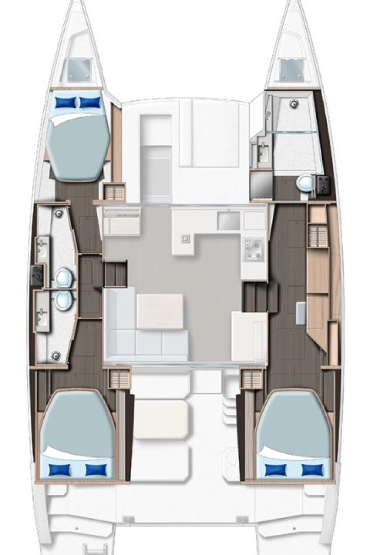 Alquiler de embarcaciones Leopard Catamarans / Robertson & Caine Leopard 42 - 3 cab. enMarsh Harbour en Samboat