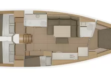 Alquiler de barcos Hamble-le-Rice barato de Dufour 430 Grand Large