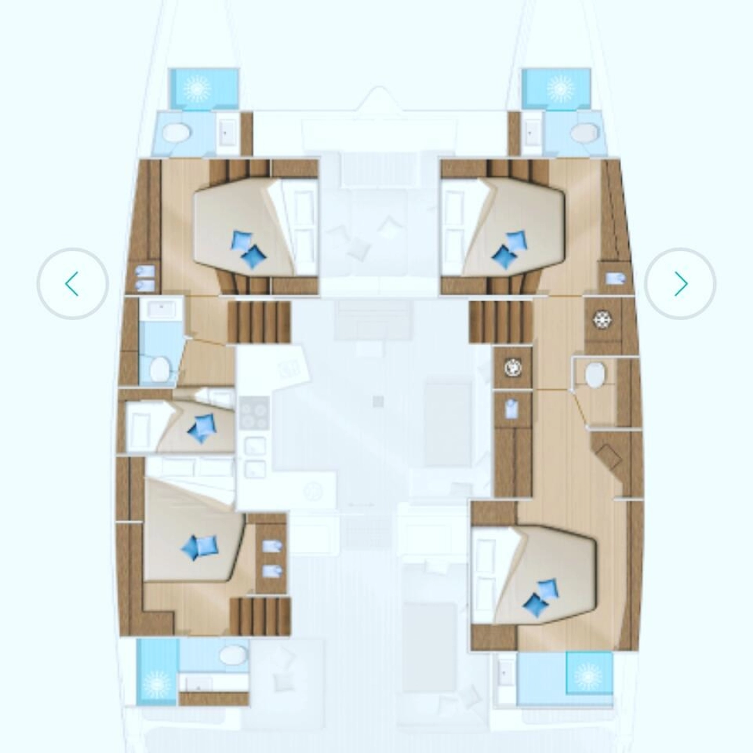 Alquiler de Catamarán, con o sin patrón Lagoon Ao Po