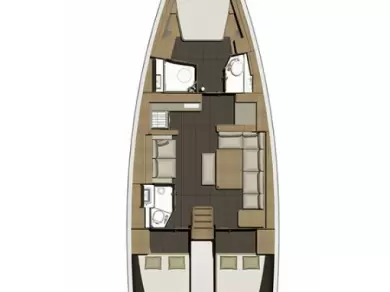 Alquiler Velero Dufour con o sin  título de navegación