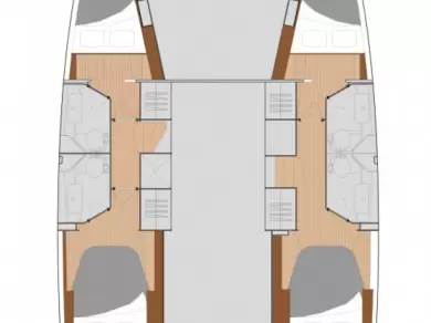 Alquiler de Fountaine Pajot Isla 40 en Paros (Isla)