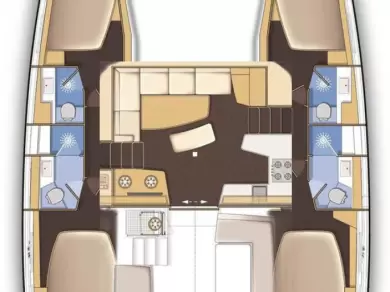 Alquiler Catamarán Lagoon con o sin  título de navegación