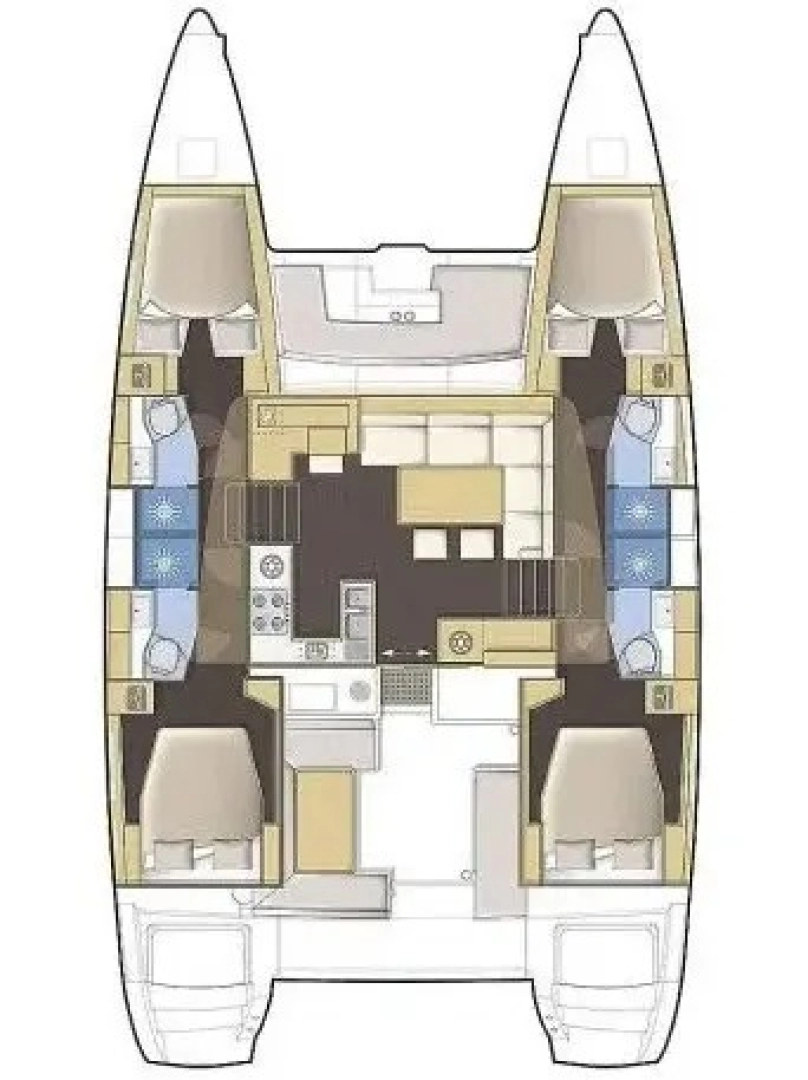 Alquiler Catamarán en Rogoznica - Lagoon Lagoon 450