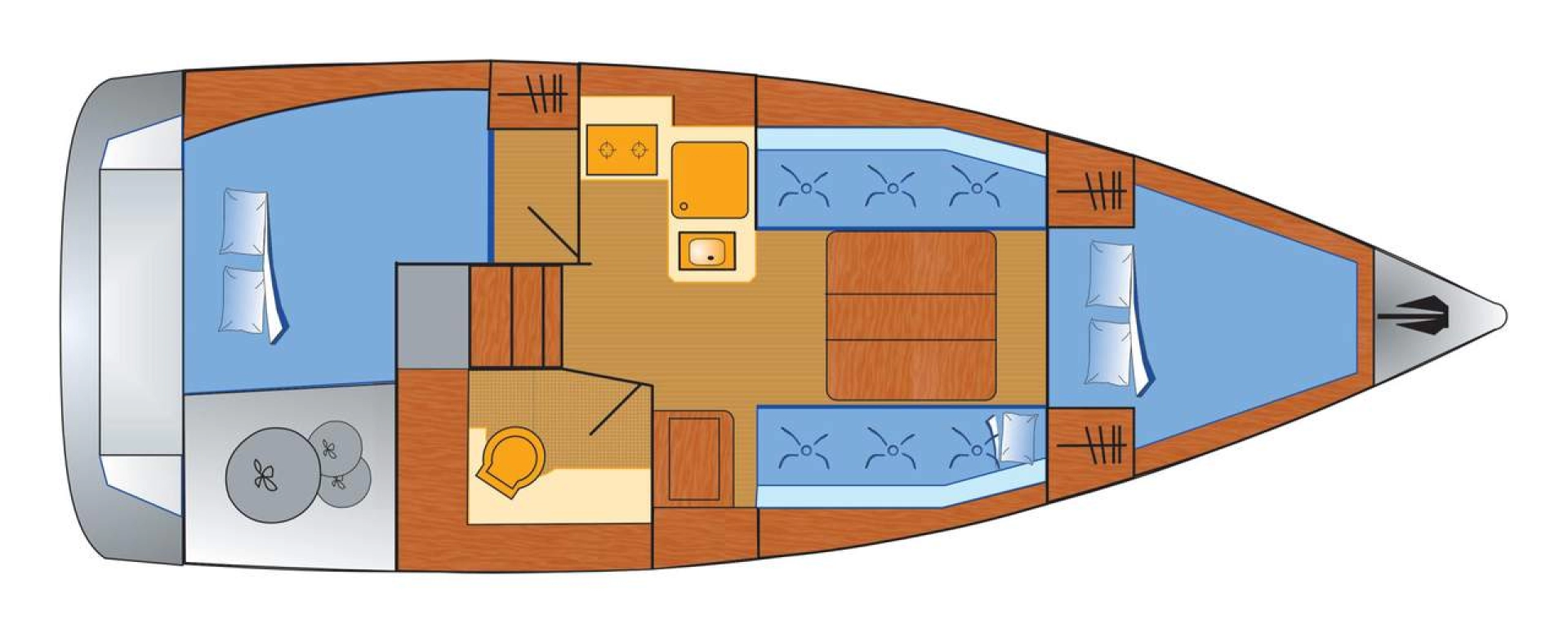 Alquiler de Velero, con o sin patrón Dufour Heiligenhafen