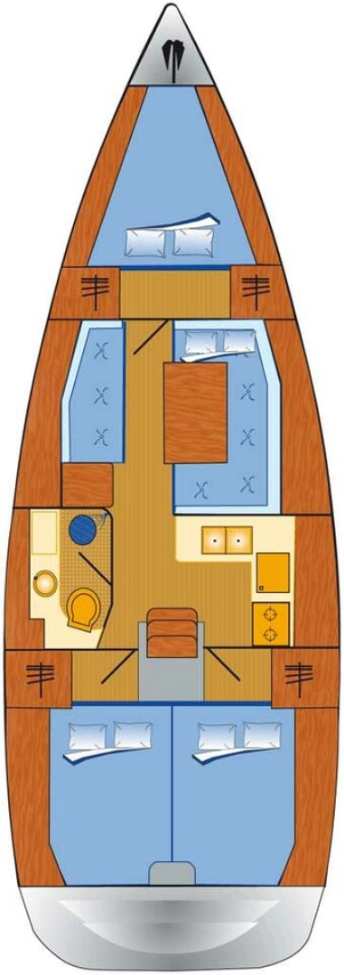 Alquiler Velero Jeanneau con o sin  título de navegación