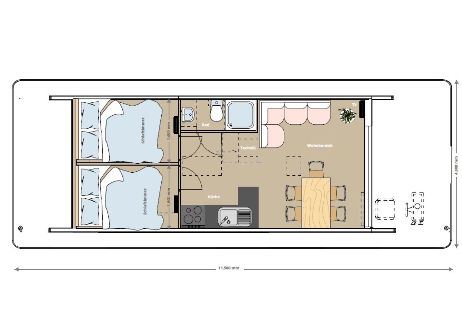 Alquiler Casa flotante WOMA con o sin  título de navegación