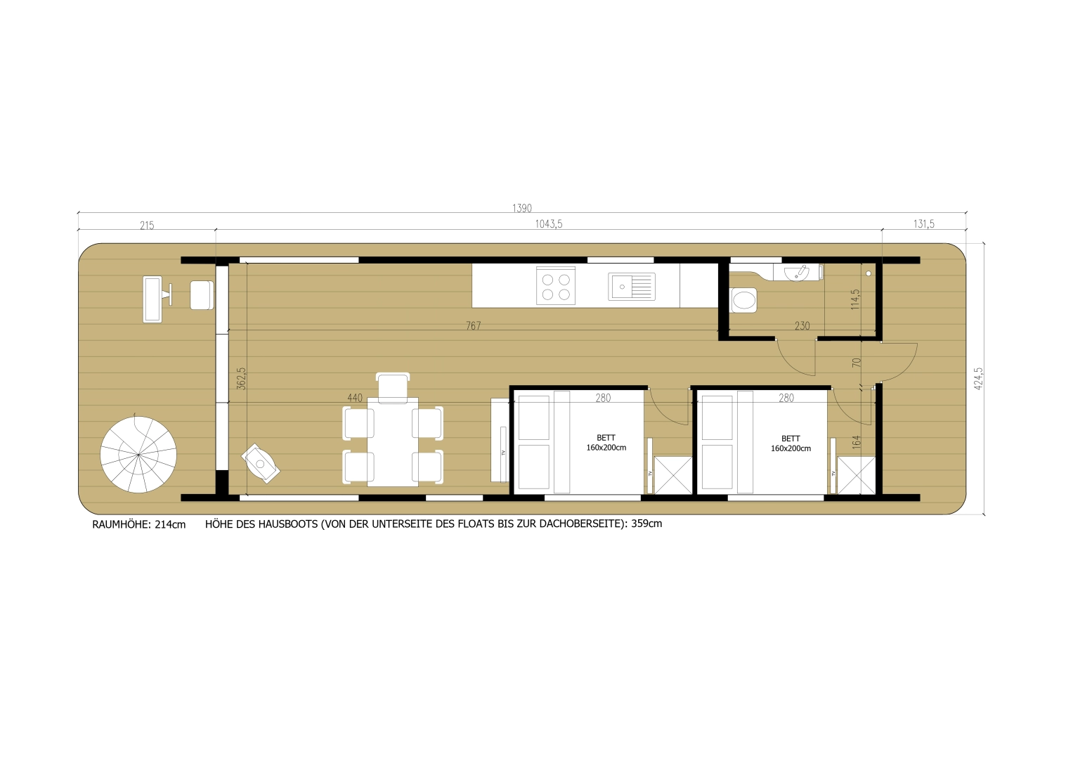 Casa flotante para alquilar Fürstenberg/Havel al mejor precio