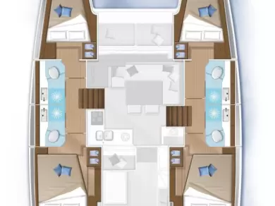 Alquiler Catamarán Lagoon con o sin  título de navegación