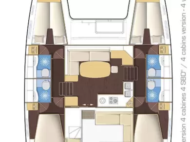 Alquiler San Vincenzo - Lagoon Lagoon 400 S2 en SamBoat