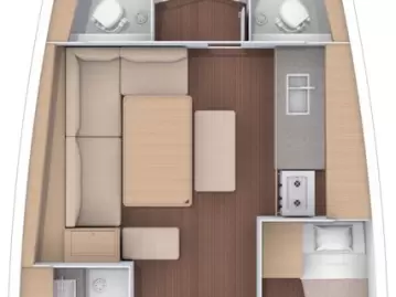 Alquiler Velero Dufour con o sin  título de navegación