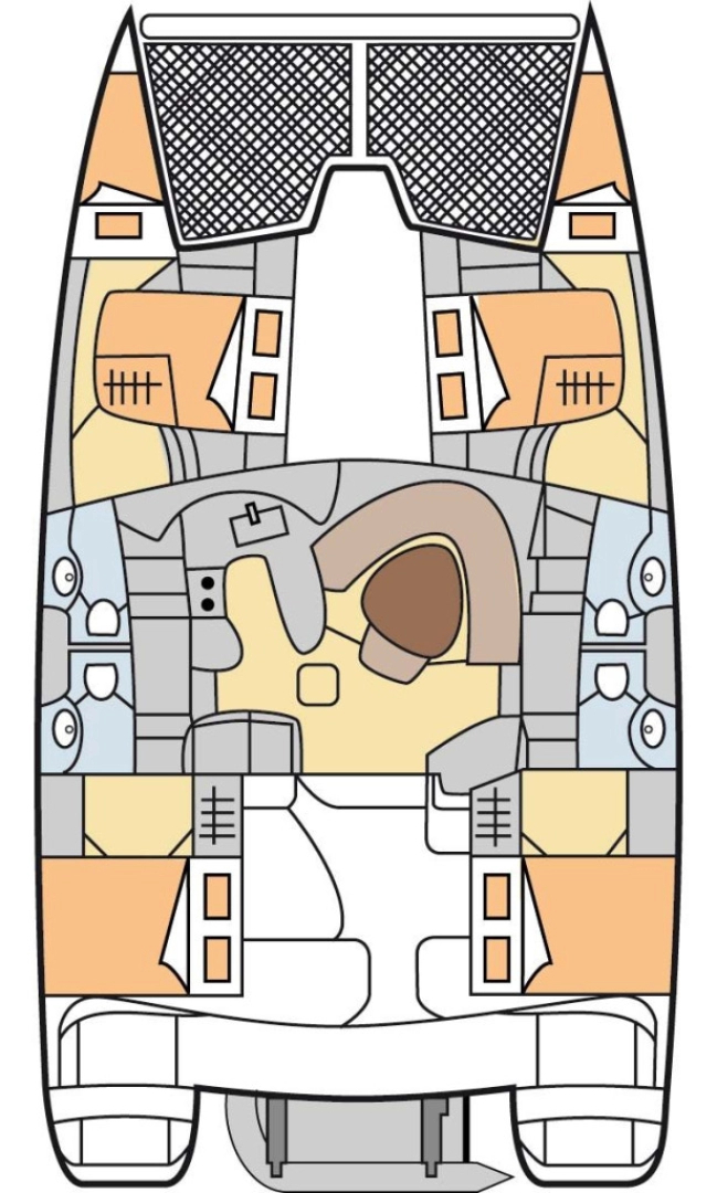 Alquiler de embarcaciones Leopard Catamarans / Robertson & Caine Leopard 4300 enFethiye en Samboat