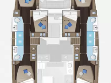 Alquiler de barcos Road Town barato de Lagoon 51