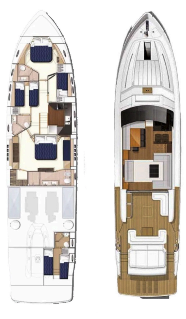 Alquiler Yate de lujo en Seget Donji - Princess Princess V78