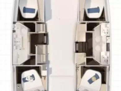 Alquiler de Catamarán, con o sin patrón Fountaine Pajot Saint-Raphaël