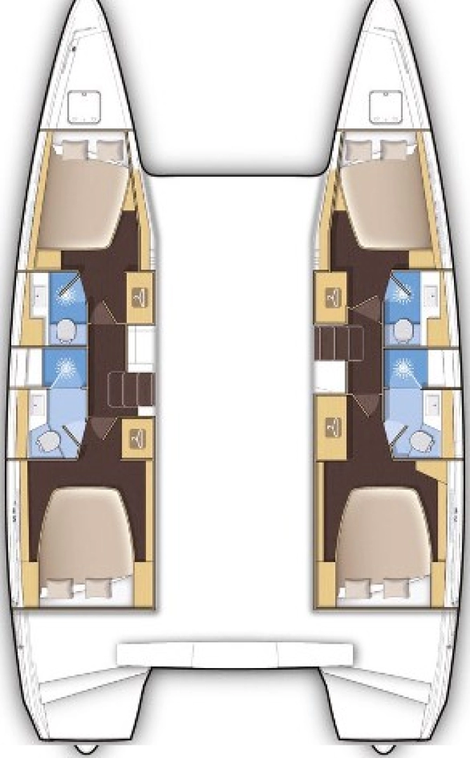 Alquiler Catamarán en Saint-Raphaël - Lagoon Lagoon 42