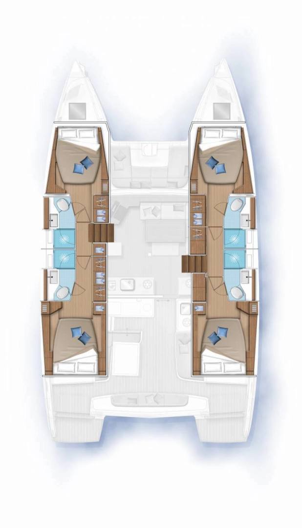 Alquiler de embarcaciones Lagoon Lagoon 46 enSaint-Raphaël en Samboat