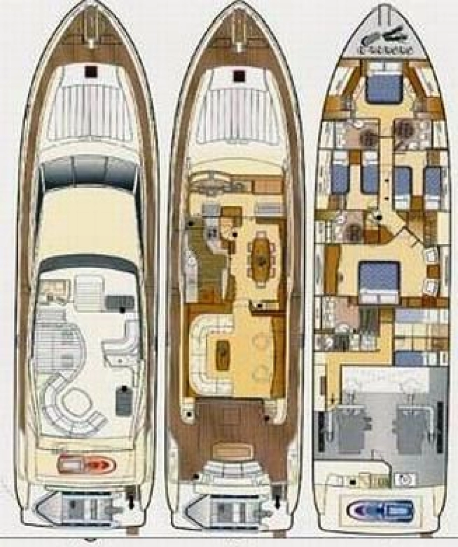 Alquiler de Yate de lujo, con o sin patrón Ferretti Seget Donji